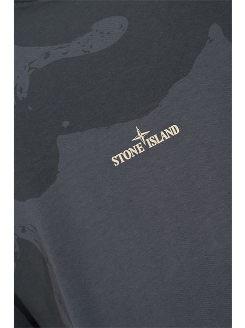 T-shirt 2100002 in jersey di cotone biologico pettinato Blu Grigio STONE ISLAND | 2100002S0365V002D